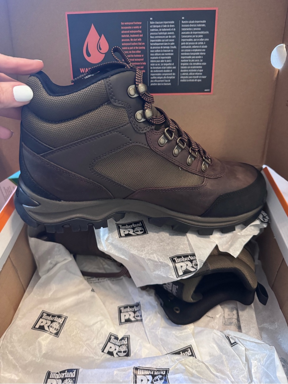Timberland PRO Men's Dark Brown Waterproof Safety Boot